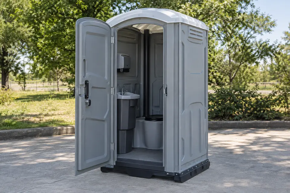 Portable sanitation equipment for rental planning