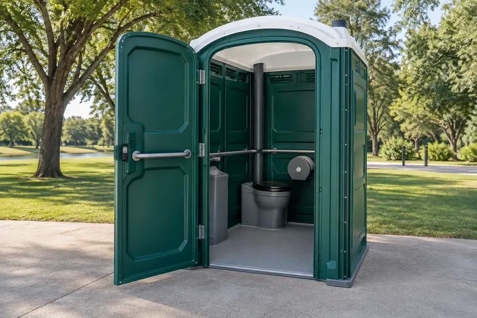 Portable sanitation equipment for rental planning