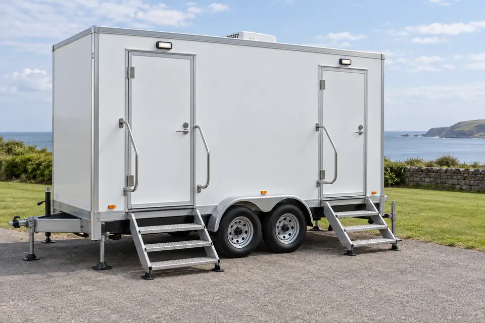 Restroom trailers rental equipment
